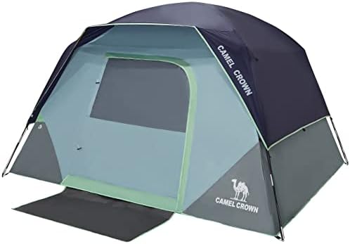 CAMEL CROWN Tents for Camping 4/8 Person Waterproof Quick Setup Folding Outdoor Backpacking Tents 4 People Family Hiking