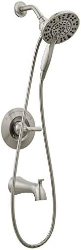 DELTA 144840-SP-I Arvo Tub/Shower Faucet, SpotShield Brushed Nickel