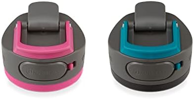 Contigo Cortland Chill 2.0 Vacuum-Insulated Stainless Steel Water Bottle, Spill-Proof Lid, Preserves Temperature for Hours, 24oz 2-Pack, Juniper & Dragonfruit, Ideal for Travel and Daily Use