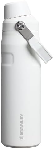 Stanley IceFlow Fast Flow Water Bottle | Angled Spout Lid | Lightweight & Leakproof for Travel & Sports | Insulated Stainless Steel | BPA-Free