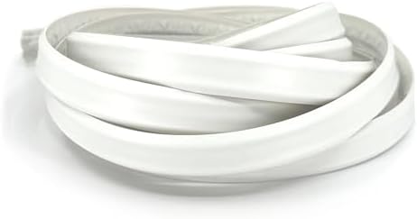 InstaTrim White New & Improved Caulk Trim, 3/4" by 10 ft, Flexible, Waterproof for Bathroom, Floors, and Walls | Easy Installation | No Mess, Stain Resistant, Made in The USA