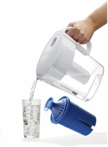 Elite Water Filter Lasting 6 Months-Efficient Long-Life Elite Filter, Replacement for Brita Pitcher Water Filter and Dispensers, Etc.,BPA FREE,3 Count(Blue)