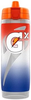Gatorade Gx Sports Bottle, Faded Flag, Plastic, 30oz