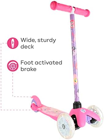 Scooter for Kids Ages 3-5 - Extra Wide Deck & Light Up Wheels, Self Balancing Kids Toys for Boys & Girls, Choose Your Favorite Character