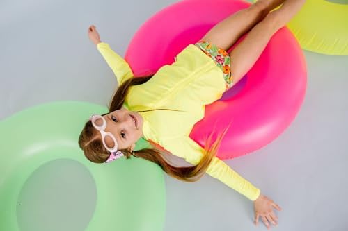 Splash Place SWIM GOGGLES with Fabric Strap - Adult & Kids Swim Goggles - PINKS & PURPLES