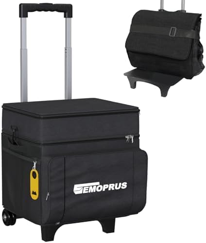 Cooler with Wheels and Handle, 50 Can Rolling Cooler, Portable Collapsible Soft Cooler Bag with Wheels,Leakproof Insulated Wheeled Cooler for Beach, Camping, Patio Travel, Outdoor, Ball Fields