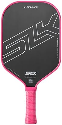 Selkirk Sport SLK Halo Raw Carbon Fiber Pickleball Paddle | Designed in The USA | Choose from The T700 Raw Carbon Fiber Power, The 18k Ultraweave Control, or The Kevlar Linkweave Thermoformed Pro