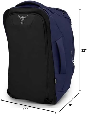 Osprey Fairview 55L Women's Travel Backpack, Winter Night Blue