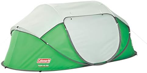 Coleman Pop-Up Instant Tent Sets Up in 10 Seconds, Portable & Lightweight 2/4 Person Tent with Adjustable Rainfly