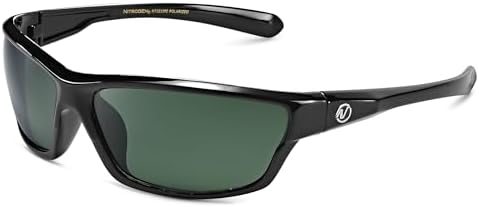 Nitrogen Polarized Wrap Around Sport Sunglasses for Men Women UV400 Protection Sun Glasses