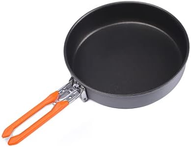 Fire-Maple 7.6 Inch Camping Frying Pan w/Nonstick Coating | Durable Lightweight Camping Skillet for Cooking Egg Steak | Outdoor Kitchen Equipment Gear | Portable Backpacking Cooking Pan