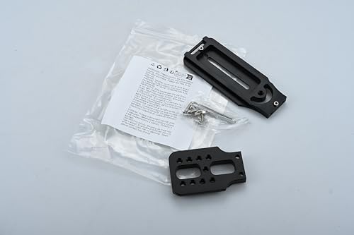 Aupoko Quick Release L-Bracket Compatible with Arca Swiss, L Bracket Quick Release Plate L Plate, 1/4" Tripod Plate for Ball Head Tripod Stabiliser Compatible with Manfrotto Canon Nikon Sony