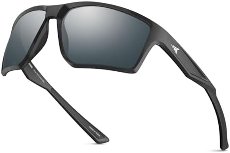 KastKing Osage Polarized Sport Sunglasses for Men and Women, Ideal for Driving Fishing Cycling Running, UV Protection