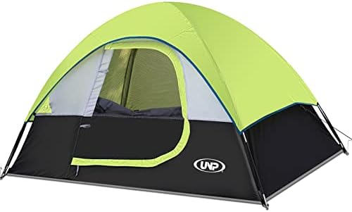Camping Tent 2 Person, Waterproof Windproof Tent with Rainfly Easy Set up-Portable Dome Tents for Camping…