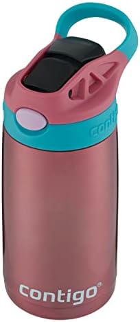 Contigo Kids Straw Stainless Steel Water Bottle with AUTOSPOUT Lid 13oz Punch