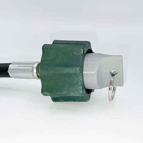 Propane Hose Protector Plug 2-Pack - QCC1 Threaded for RV, BBQ Grill, Travel Trailer - Double Protection, Made in USA