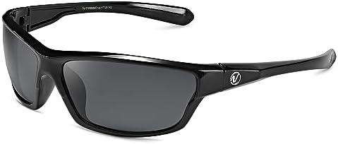 Nitrogen Polarized Wrap Around Sport Sunglasses for Men Women UV400 Protection Sun Glasses