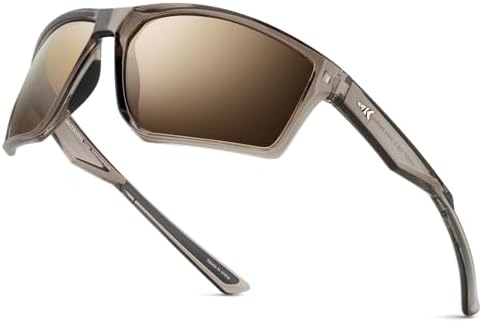 KastKing Osage Polarized Sport Sunglasses for Men and Women, Ideal for Driving Fishing Cycling Running, UV Protection