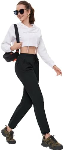 SEVEGO Womens Hiking Pants Tall Inseam 30"/32"/34"/36" Athletic Cargo Pants Lightweight 4 Zipper Pockets Water Resistant
