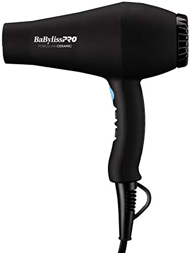 BaBylissPRO Porcelain Ceramic Carrera Professional Hair Dryer Professional Dryer Prepack, Corded electric