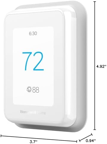 Honeywell Home T9 WiFi Smart Thermostat with 1 Smart Room Sensor, Touchscreen Display