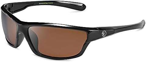 Nitrogen Polarized Wrap Around Sport Sunglasses for Men Women UV400 Protection Sun Glasses