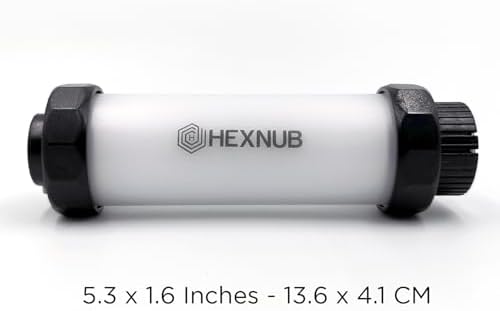HEXNUB Cooler Box Light, Waterproof, Rechargeable LED Light Compatible with YETI, RTIC, ORCA, Igloo, Coleman Ice Chest, Magnetic Base, Great for Outdoor Events, Camping, Fishing, Hunting, Boating