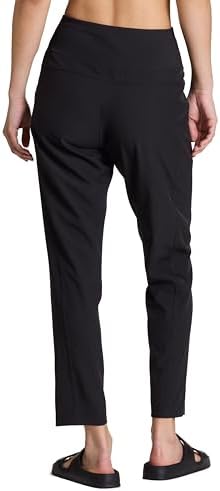 RBX Active Women's Ankle Pant, Lightweight Quick Drying Stretch Woven Casual Weekend Pant with Pockets