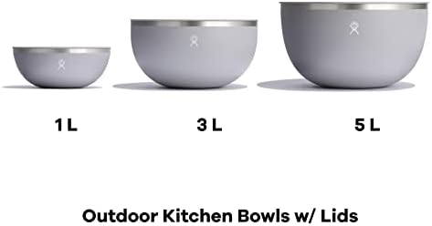 Hydro Flask Outdoor Kitchen Bowl - Stainless Steel Dinnerware Reusable Camping Gear Mess Kit - Dishwasher Safe, BPA-Free, Non-Toxic