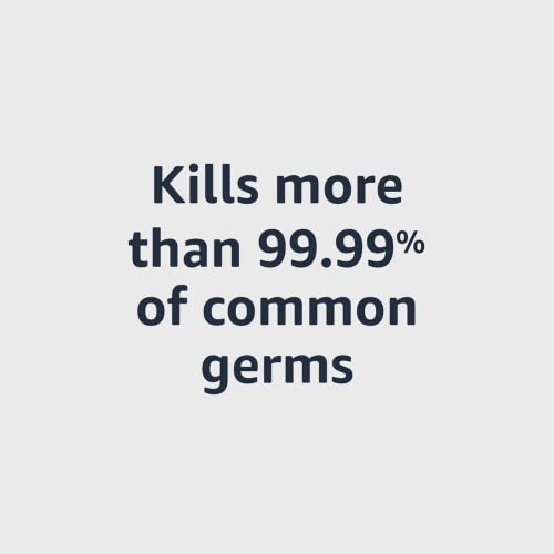 Amazon Basic Care - Aloe Vera Hand Sanitizer 62%, 34 fl oz (Pack of 4)