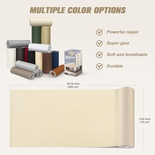 OAZ 4 x 79 inch Canvas Repair Patches Canvas Fabric Patch Self-Adhesive Canvas Repair Tape Waterproof Outdoor Gear Repair Patch Kit for Boat Cover Awning Sofa Chair Couch Tent Bag (Navy Blue)