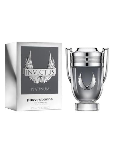 Invictus Platinum by Paco Rabanne for Men 3.4 oz Eau de Parfum Spray