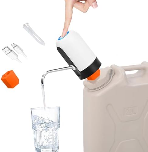 Water Pump Faucet Adapter Kit for Scepter,Camping Water Jug with Spigot for Camping and Emergency Water Jugs for Scepter Brand 10L 20L Jerry Can