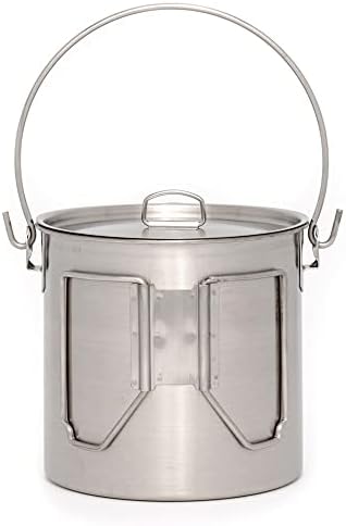 The Pathfinder School Stainless Steel Bush Pot and Lid Set (64 ounce)