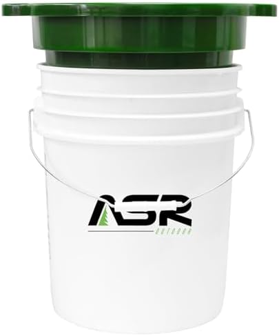 ASR Outdoor DEEP Stacking 1/4" Classifier Screen with Handles, Heavy Duty 5 Gallon Plastic Sifting Sieve