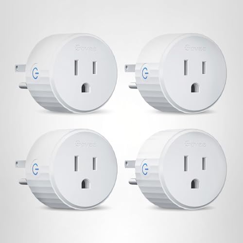 Govee Smart Plug, WiFi Plugs Work with Alexa & Google Assistant, Smart Outlet with Timer & Group Controller, WiFi Outlet for Home, No Hub Required, ETL & FCC Certified, 2.4G WiFi Only, 4 Pack