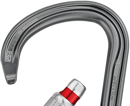 PETZL - William, Locking Carabiner for Belaying