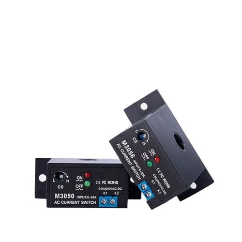 Current Sensing Switch Induction Relay AC Linkage Device PLC Signal Over Limit Closed AC 0.2-30A