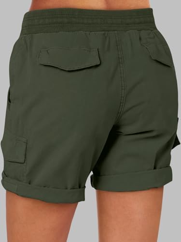 ANRABESS Womens Summer Shorts 2025 Dressy Casual Hiking Cargo Shorts Trendy Outdoor Outfits 6 Pockets