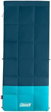 Coleman Kompact Cool-Weather Sleeping Bag, 20°F/30°F/40°F Adult Sleeping Bag with Heat Retention, Stuff Sack, & Snag-Free Zipper