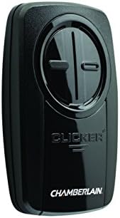 Chamberlain KLIK5U-BK2 Garage Door Opener, Universal Remote Control, Black - Quantity 1