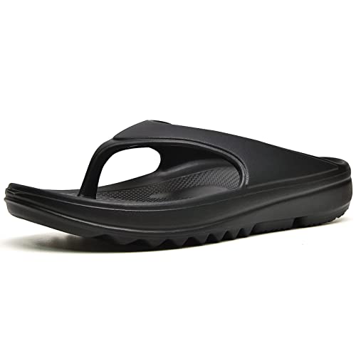Oudizz Orthopedic Sandals Flip Flops for Women Arch Support Pillow Soft Recovery Thong Sandals Spa Summer Beach Cloud Slides
