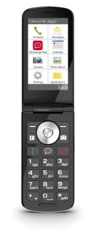 Emporia TOUCHsmart.2 - the ultimate Feature phone with WhatsApp, 4G Clamshell Phone with Touchscreen and keypad - Black/Silver (Official UK and IE Version)
