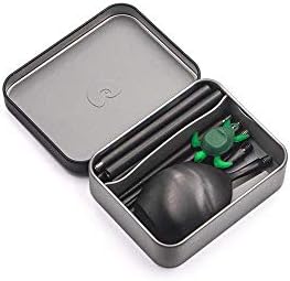 Outlery Reusable Travel Cutlery Set with Case - Portable Silverware Camping Utensils with Collapsible Fork, Knife, and Spoon for Camp and Travel