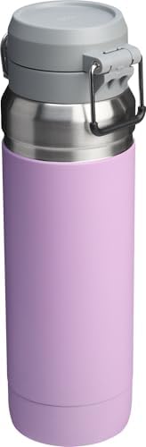Stanley Quick Flip GO Water Bottle 36 oz | Push Button Lid | Leakproof and Packable for Travel and Sports | Insulated Stainless Steel | BPA-Free | Lilac