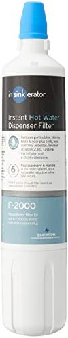 INSINKERATOR F-2000 Under Sink Water Filter Replacement Cartridge for INSINKERATOR Water Filtration System, VOCs and Lead Filter