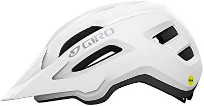 Giro Fixture II MIPS Mountain Bike Helmet for Men, Women, Kids, and Adults – Matte White/Grey Logo, Universal Adult (54–61 cm)