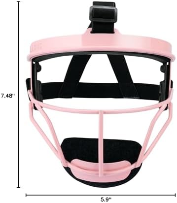 Dinictis Softball Face Mask, Lightweight, Comfortable, with Wide Field Vision, Durable and Safe Face Guards, Premium Protective Softball Fielder's Mask