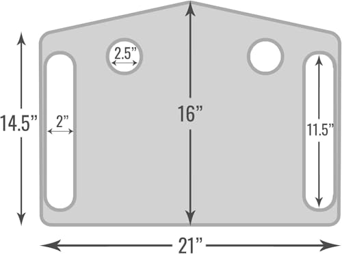 DMI Walker Tray With Cup Holders, Walker Tray For Folding Walkers, Mobility Accessory for Seniors, Tray Table for Standard Walkers, Multipurpose and Portable, Gray