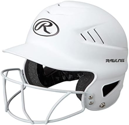 Rawlings | COOLFLO Batting Helmet with Facemask | Fastpitch Softball | One Size fits Most (6 1/2-7 1/2)